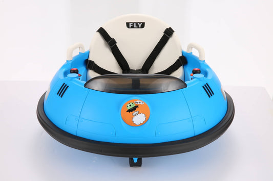 Vibespark 12V Bumper Car for Kid with Remote Control, Ride on Toys for Toddlers w/ 360 Degree Spin, 3 LED Lights, 5-point Safety Belit, 3 Speeds, Baby Bumper Car, Purple