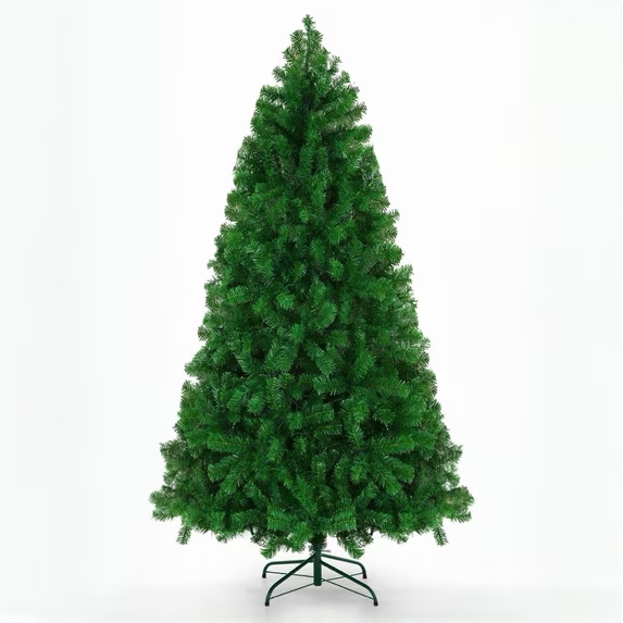 Farmdex 6FT Artificial Christmas Tree Xmas Pine Tree with Solid Metal Legs Perfect for Indoor and Outdoor Holiday Decoration